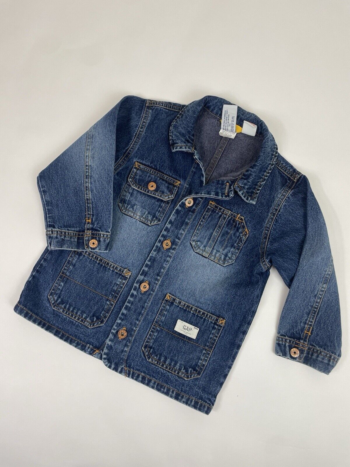 Vintage Aged 4 Years Unisex Denim Worker Chore Jacket Gap